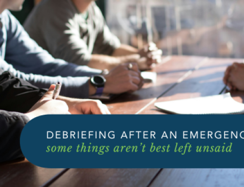 Debriefing After an Emergency: Some Things Aren’t Best Left Unsaid