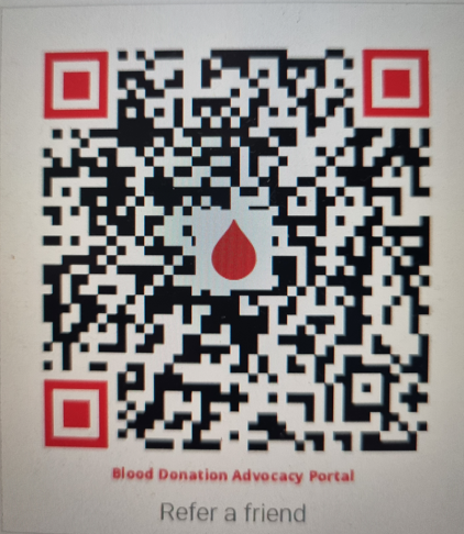 QR code to donate